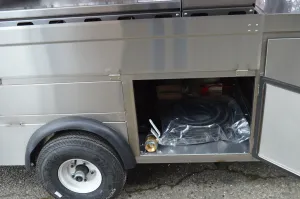 Mobile Griddle Steamer Cart - Food Carts by Apollo Custom Manufacturing