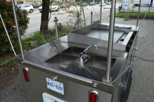 Mobile Griddle Steamer Cart - Food Carts by Apollo Custom Manufacturing