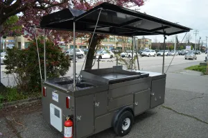 Mobile Griddle Steamer Cart - Food Carts by Apollo Custom Manufacturing